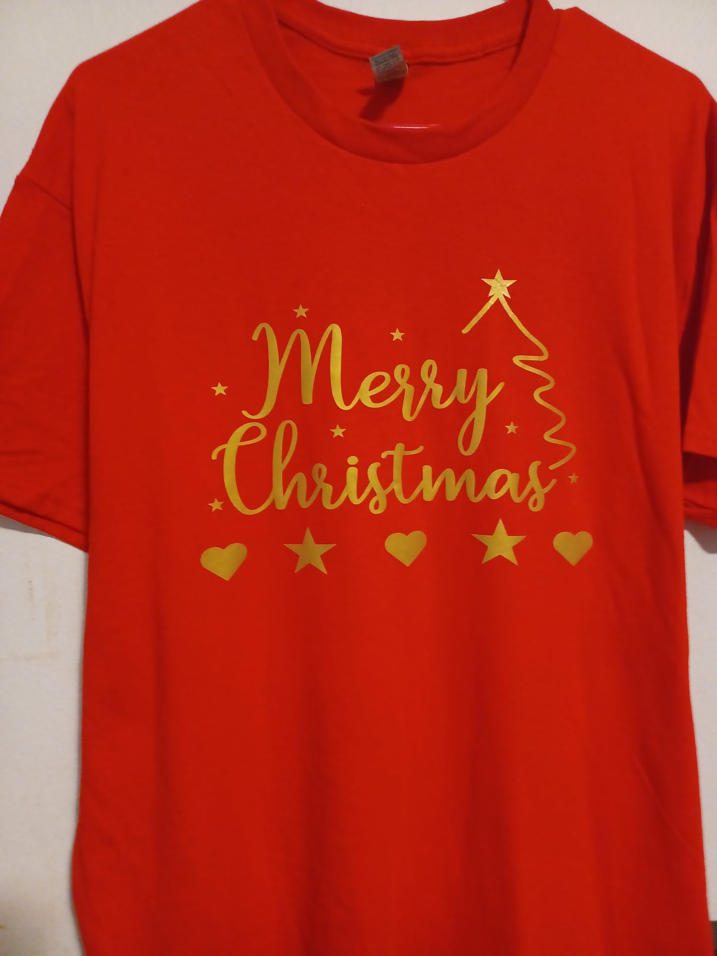 Unisex Merry Christmas Red T-shirt