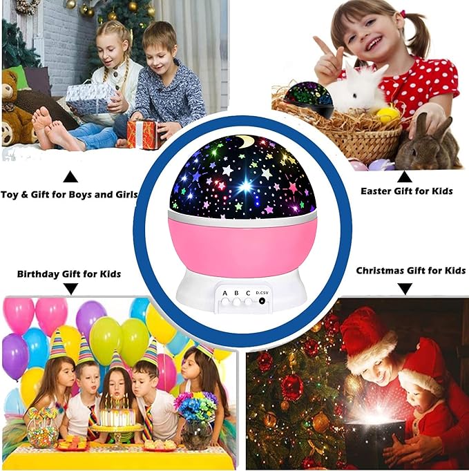 Toys for 1-10 Year Old Girls,Star Projector for Kids 2-9 Year Old Girl Gifts Toys for 3-8 Year Old Girls Christmas Gifts for 4-7 Year Old Boys Sensory Toy Birthday Gifts Stocking Stuffers for Kids