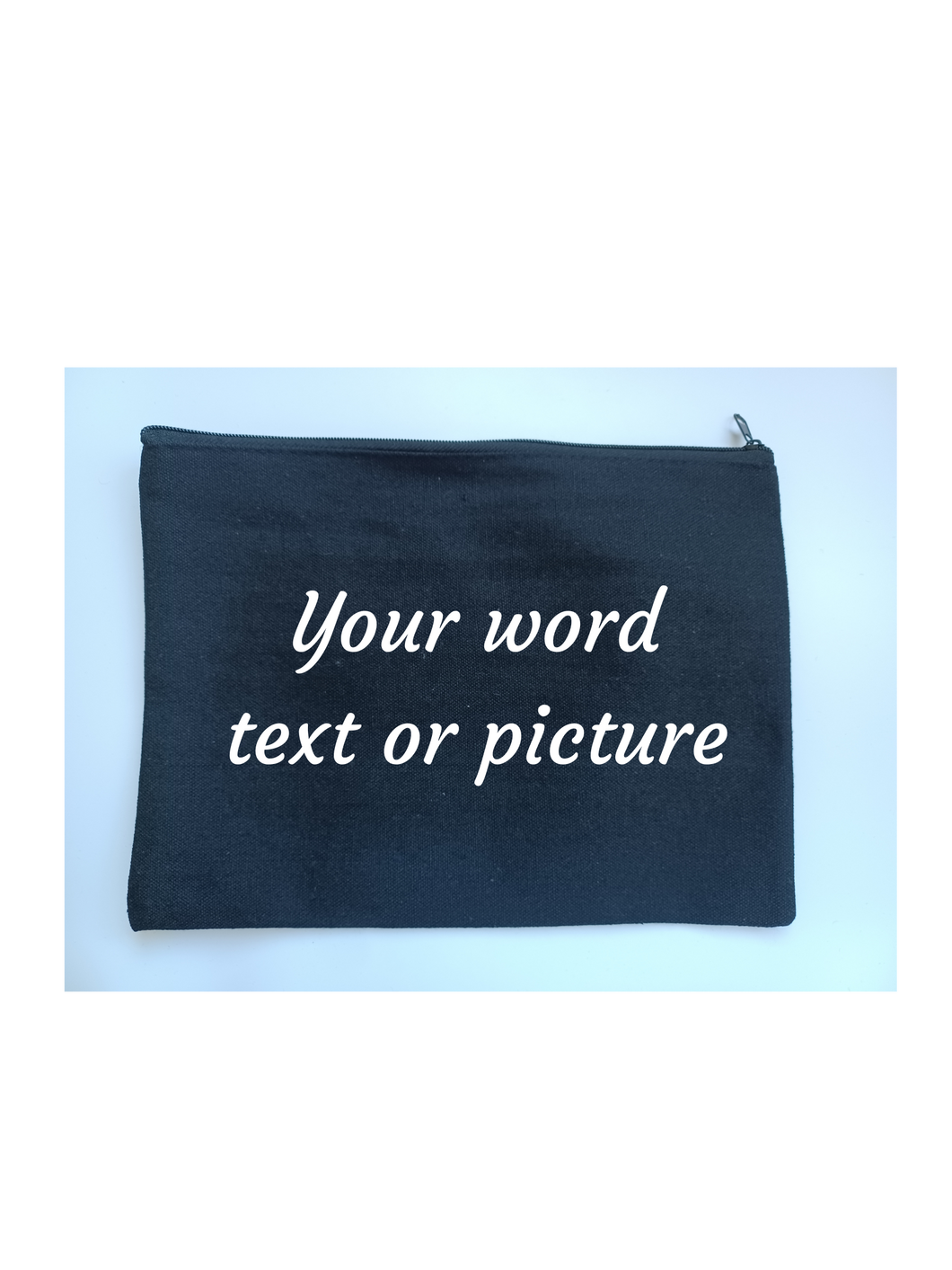 Personalized make up bag